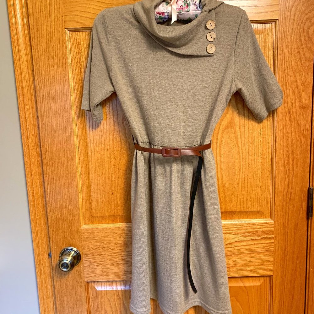 Cowl Neck Dress